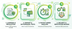 How OnlineCasinoListIreland checks payment reliability