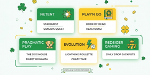 Slot providers listed at Irish casinos